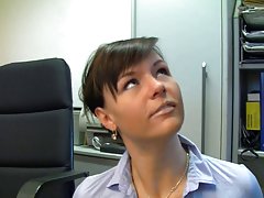 karšto Vokietijos sekretorius juodos kojinės creampie fuck